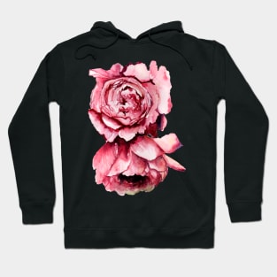 Two Pink Peonies Hoodie